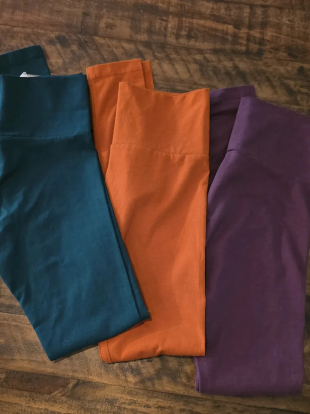 Forever 21 Jr/women's Leggings in Teal, Orange & Purple
